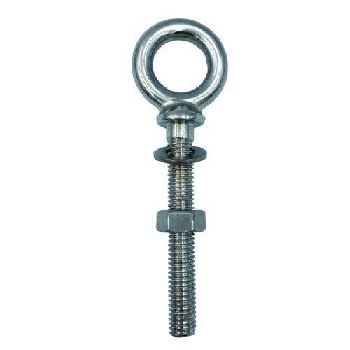 Øjebolt med krave rf   M8 x 60 mm   Øje 16 mm