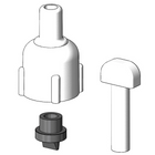 Trudesign Stud for anti-siphon incl. tool white