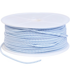 Elastiksnor hvid/blå 4mm - 100m
