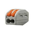 Clips/samlemuffe 2-pol 0,08-4 mm² 2 stk