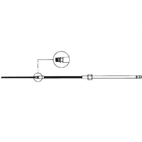 Ultraflex Styrekabel M58, 27 fod