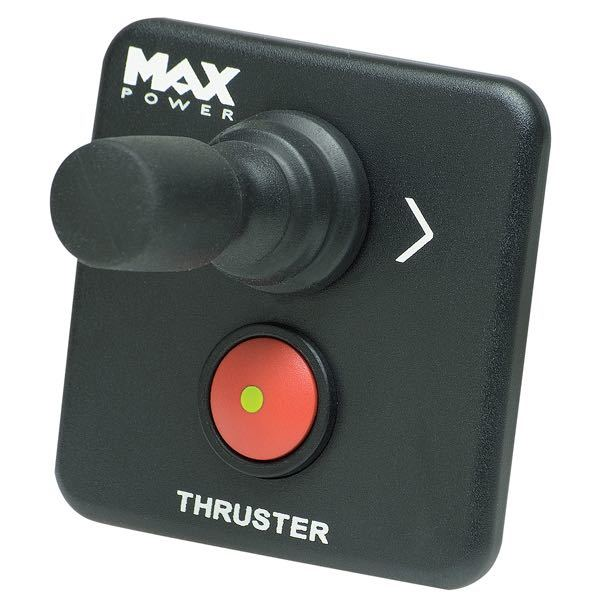 Max Power Joystick sort 12/24V med afbryder