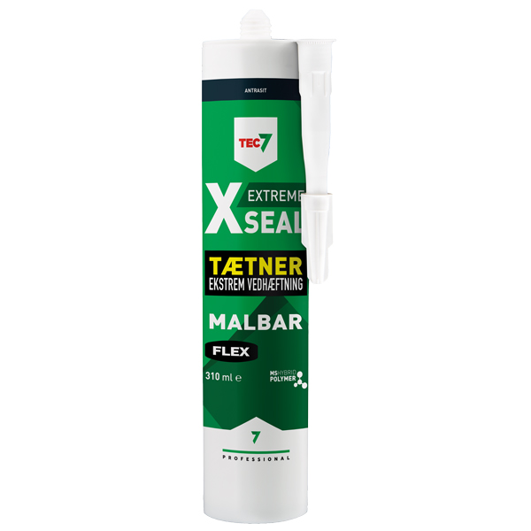 Tec7 X-Seal flex fugemasse 310 ml patron betongrå