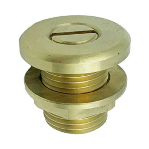 Ablassschraube Messing Bohrung 23 mm Flansch 35 mm