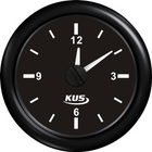 Kiss Uhr, schwarz, 12/24V