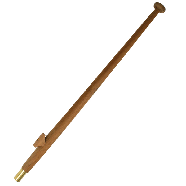 Roca Flagspil i teak 121cm Bøsning 32mm