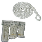 Fenderleine 3-lagig Polyester weiß 6 mm x 1,5 m 2 Stk./Ps.