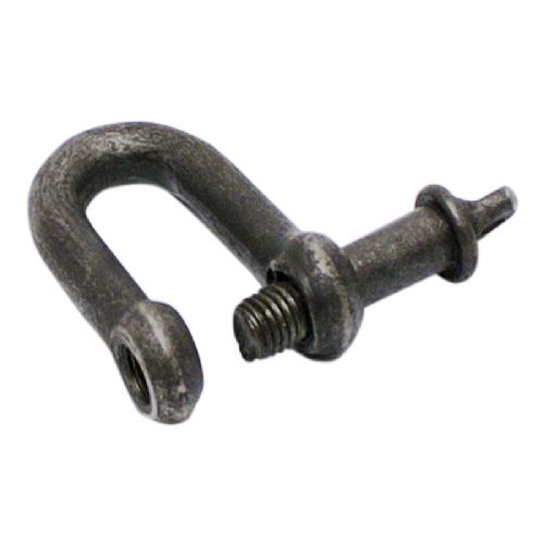 Shackle raw "D" w/eye bolt 14 mm