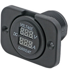 1852 panel med volt- & amperemeter 6-30 Vdc 0-10Amp