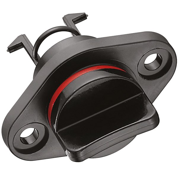 Drain plug black nylon