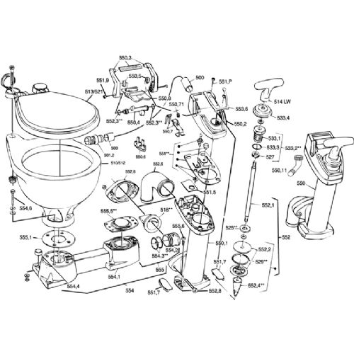 RM69   Sealock pynteskive for sokkel 4 stk.  #554.4