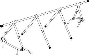 Noa dæksstativ 8meter