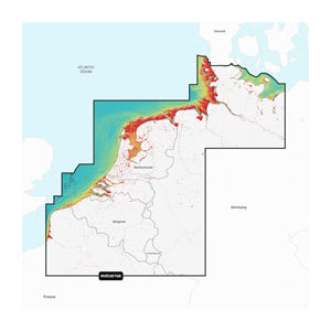 Benelux og Tyskland, vest – søkort