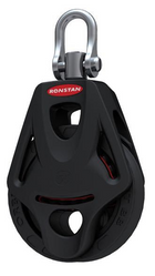 Ronstan Single block with RF swivel &amp; dog collar