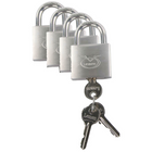 Vorhängeschloss-Set LEMEN 4-teilig 30mm mit 3 Hauptschlüsseln