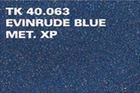 TK spraymaling evinrude blue xp