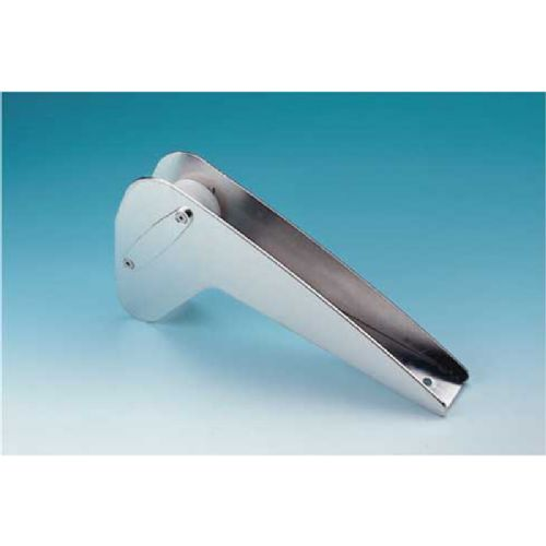 Ankerrolle Edelstahl mit Nylonrädern L:370 x B:52 x H:185 mm