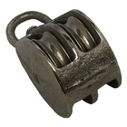 Block Nickel mit Auge 2-Sk 25mm Eisen