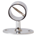 Handlaufhalter Chrom für Seil Ø36mm, Höhe 78mm