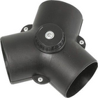 Y-Ventil mit Dämpfer 75 x 60/60mm