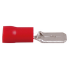 Flachstecker männlich rot 6,4x0,8mm-100