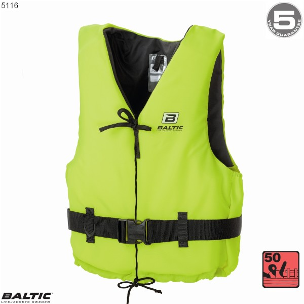 Aqua Svømmevest - UV_Gul - 30-50 kg.