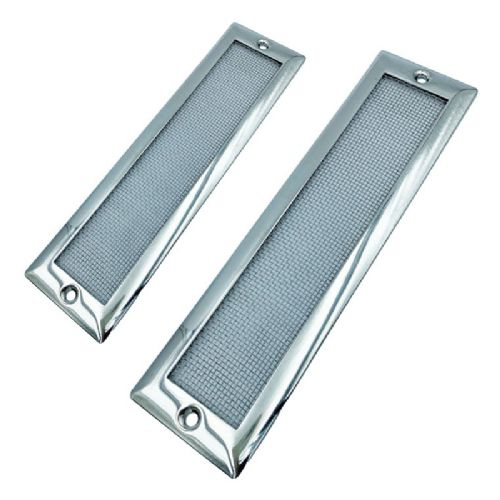 Oberlicht Edelstahl 88 x 226 mm