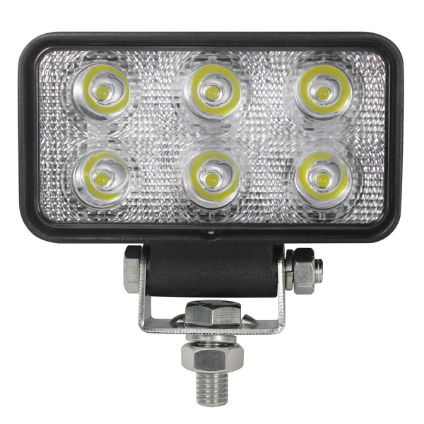 1852 dækslys 10-30Vdc, 9W Osram LED, Spot 753lm, 112x62x38mm