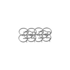 Sikringsring rustfri A4 (G-ring) 1,0 x 11 mm, 10 stk.