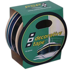 Psp Go-Fast-Abdeckband, 3 blaue Streifen, 21 mm x 10 m