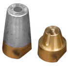 1852 Zinc nut with 16mm thread 22-25mm