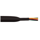 Heat shrink tubing 15pcs of 15cm black from inner Ø9.5 to Ø4.8mm