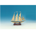 Seaworld modelskib i messing "Schooners" 280 x 240 mm