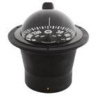 Riviera compass WHITE STAR BW1 - 130mm, flush mount, black