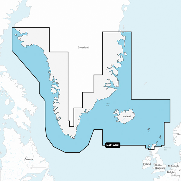 Navionics+ Large Grønland EU620L SD/MSD