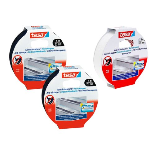 Tesa Skridsikker Tape transparent 25 mm x 5 mtr.