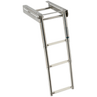 Swim ladder 3 steps in cassette width, mounted under boat platform