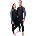 1852 wetsuit women's long model 3/2mm black/grey size 36