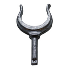 Oar fork incl. without bushing Gap 65 mm Pin 14 mm
