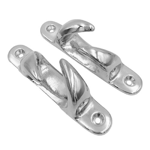 Klyds verchromt 125 x 25 mm Lochabstand Mitte Ø:100 mm