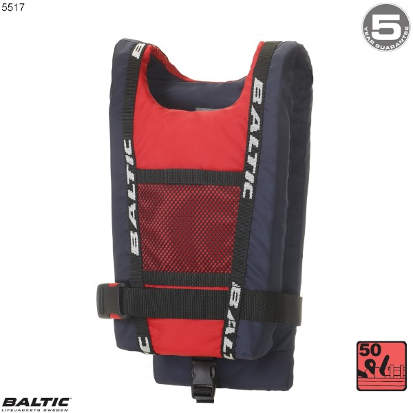 Canoe Padlevest - Rød-Navy - 40-130 kg.