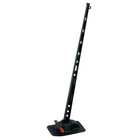 Fahnenhalter Kunststoff grau für PVC