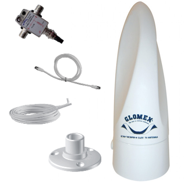 Glomex VT300 TV antenne compact avior med kabel og beslag