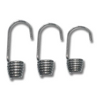 Engholm spiralkrog rustfri til 6 mm elastik 4 stk HC0906018