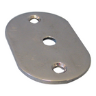Grundplatte RF Stahl oval 64 x 42mm