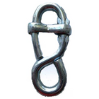 S-Haken mit Klappverschluss 10x100 mm