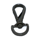 Nickel-plated carabiner w/swivel 5002-50