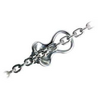 Kettenhalter 316 RF Stahl für 10 &amp; 12mm Kette