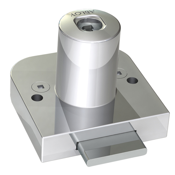 Cabinet lock Abloy for recessed mounting
