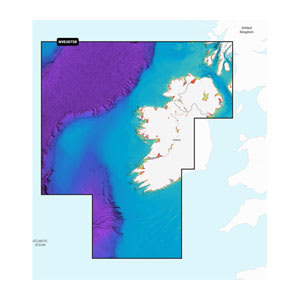 Irland, vestkysten – søkort